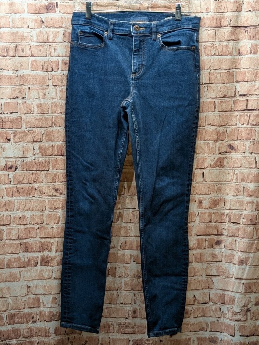 Duluth Trading Classic Dark Blue Skinny Jeans Size 10